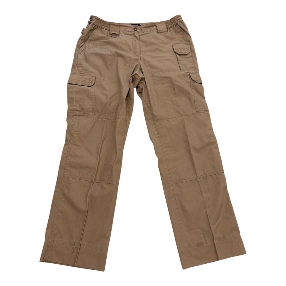 511 Tactical Taclite Pro Cargo Pants Womens 16 Long Khaki Ripstop Utility Stain